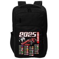 Formula 2025 Circuits Formula 2025 Schedule Racing Car Track Impact Tech Backpack
