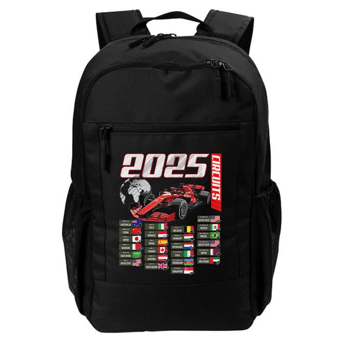 Formula 2025 Circuits Formula 2025 Schedule Racing Car Track Backpack