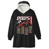 Formula 2025 Circuits Formula 2025 Schedule Racing Car Track Hooded Wearable Blanket