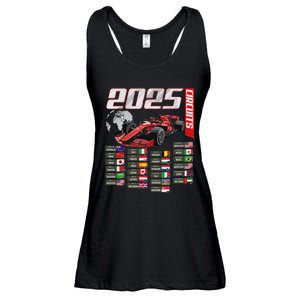 Formula 2025 Circuits Formula 2025 Schedule Racing Car Track Ladies Essential Flowy Tank