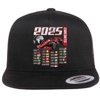 Formula 2025 Circuits Formula 2025 Schedule Racing Car Track Flat Bill Trucker Hat