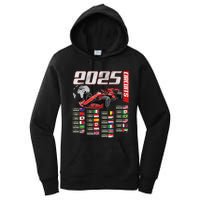 Formula 2025 Circuits Formula 2025 Schedule Racing Car Track Women's Pullover Hoodie