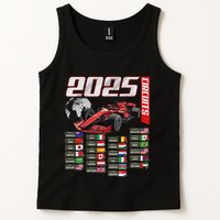 Formula 2025 Circuits Formula 2025 Schedule Racing Car Track Tank Top