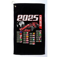 Formula 2025 Circuits Formula 2025 Schedule Racing Car Track Golf Towel