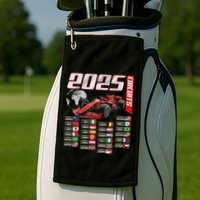 Formula 2025 Circuits Formula 2025 Schedule Racing Car Track Golf Towel