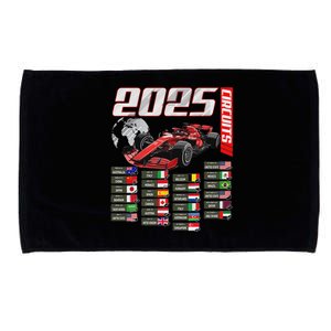 Formula 2025 Circuits Formula 2025 Schedule Racing Car Track Microfiber Hand Towel