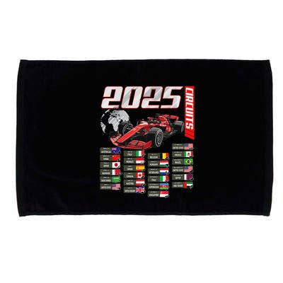 Formula 2025 Circuits Formula 2025 Schedule Racing Car Track Microfiber Hand Towel