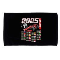 Formula 2025 Circuits Formula 2025 Schedule Racing Car Track Microfiber Hand Towel