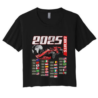 Formula 2025 Circuits Formula 2025 Schedule Racing Car Track Crop Top