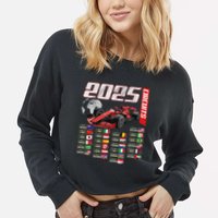 Formula 2025 Circuits Formula 2025 Schedule Racing Car Track Cropped Pullover Crew