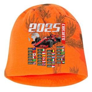 Formula 2025 Circuits Formula 2025 Schedule Racing Car Track Kati - Camo Knit Beanie