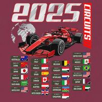 Formula 2025 Circuits Formula 2025 Schedule Racing Car Track 16oz Travel Tumbler