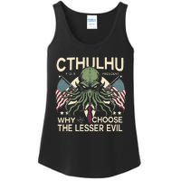 Funny 2024 elections Cthulhu for President Ladies Essential Tank