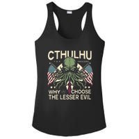 Funny 2024 elections Cthulhu for President Ladies PosiCharge Competitor Racerback Tank