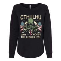 Funny 2024 elections Cthulhu for President Womens California Wash Sweatshirt