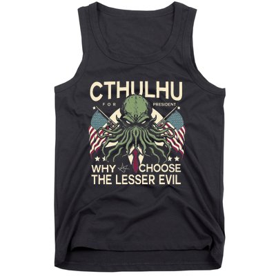 Funny 2024 elections Cthulhu for President Tank Top