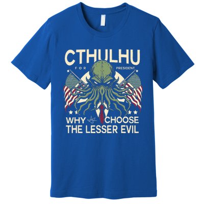 Funny 2024 elections Cthulhu for President Premium T-Shirt