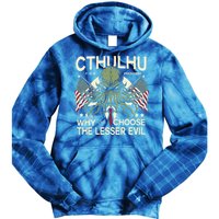 Funny 2024 elections Cthulhu for President Tie Dye Hoodie