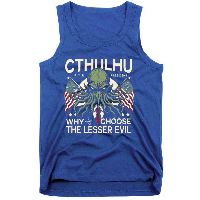 Funny 2024 elections Cthulhu for President Tank Top