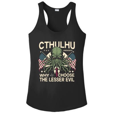 Funny 2024 Elections Cthulhu For President Ladies PosiCharge Competitor Racerback Tank