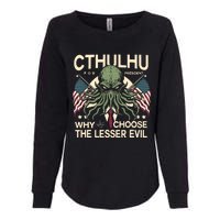 Funny 2024 Elections Cthulhu For President Womens California Wash Sweatshirt