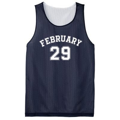 February 29 Forever Young Leap Day Leap Year 02 29 I’M A Leap Year Baby Mesh Reversible Basketball Jersey Tank