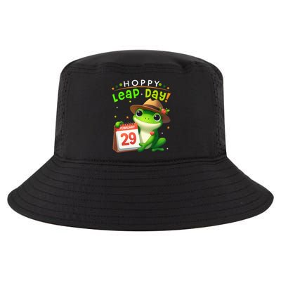 February 29th Funny Frog Leap Day Matching Leap Year 2024 Cool Comfort Performance Bucket Hat