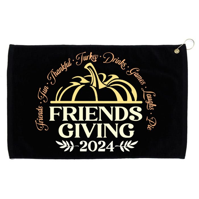 Friendsgiving 2024 Grommeted Golf Towel