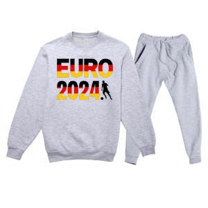 Football 2024 Fan Art Germany Premium Crewneck Sweatsuit Set