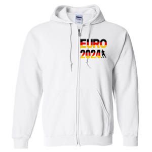 Football 2024 Fan Art Germany Full Zip Hoodie