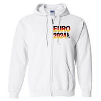 Football 2024 Fan Art Germany Full Zip Hoodie