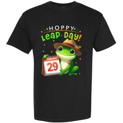 February 29th Funny Frog Leap Day Matching Leap Year 2024 Garment-Dyed Heavyweight T-Shirt