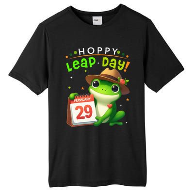 February 29th Funny Frog Leap Day Matching Leap Year 2024 Tall Fusion ChromaSoft Performance T-Shirt