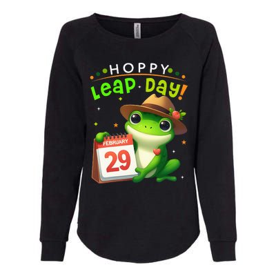 February 29th Funny Frog Leap Day Matching Leap Year 2024 Womens California Wash Sweatshirt