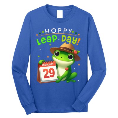 February 29th Funny Frog Leap Day Matching Leap Year 2024 Long Sleeve Shirt