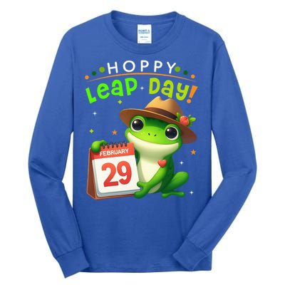 February 29th Funny Frog Leap Day Matching Leap Year 2024 Tall Long Sleeve T-Shirt