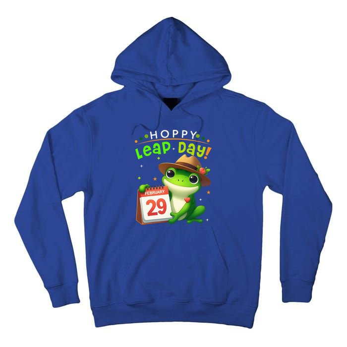 February 29th Funny Frog Leap Day Matching Leap Year 2024 Tall Hoodie