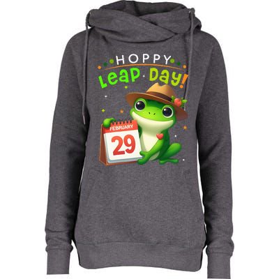 February 29th Funny Frog Leap Day Matching Leap Year 2024 Womens Funnel Neck Pullover Hood