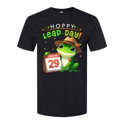 February 29th Funny Frog Leap Day Matching Leap Year 2024 Softstyle CVC T-Shirt