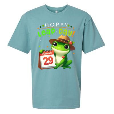 February 29th Funny Frog Leap Day Matching Leap Year 2024 Sueded Cloud Jersey T-Shirt