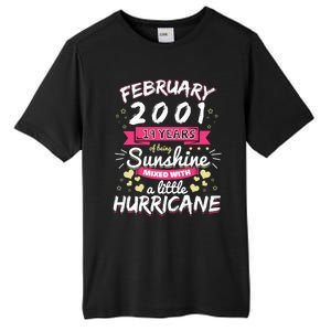 February 2001 Girl 19 Years Being Sunshine Mixed Hurricane Gift Tall Fusion ChromaSoft Performance T-Shirt