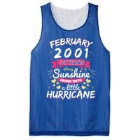 February 2001 Girl 19 Years Being Sunshine Mixed Hurricane Gift Mesh Reversible Basketball Jersey Tank