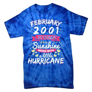 February 2001 Girl 19 Years Being Sunshine Mixed Hurricane Gift Tie-Dye T-Shirt