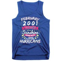 February 2001 Girl 19 Years Being Sunshine Mixed Hurricane Gift Tank Top