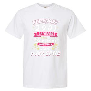 February 2001 Girl 19 Years Being Sunshine Mixed Hurricane Gift Garment-Dyed Heavyweight T-Shirt