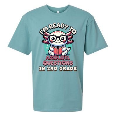 Funny 2nd Grade IM Ready To Axolotl Questions In 2nd Grade Sueded Cloud Jersey T-Shirt