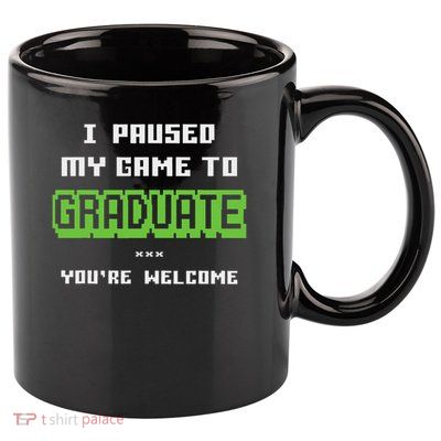 Funny 2025 Gamer Graduate Graduation 11oz C Handle Ceramic Mug