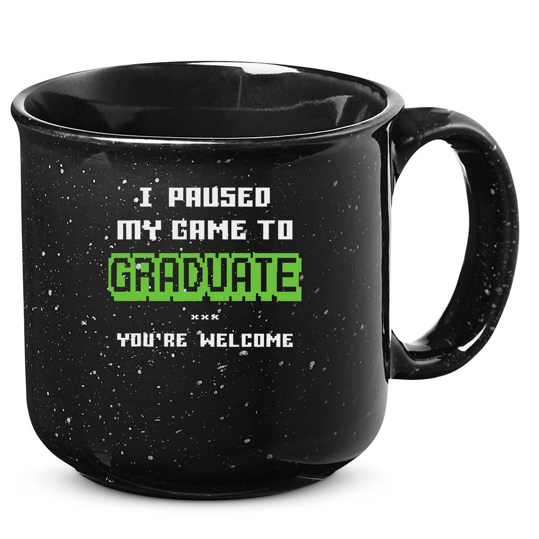 Funny 2025 Gamer Graduate Graduation 15oz Campfire Ceramic Mug