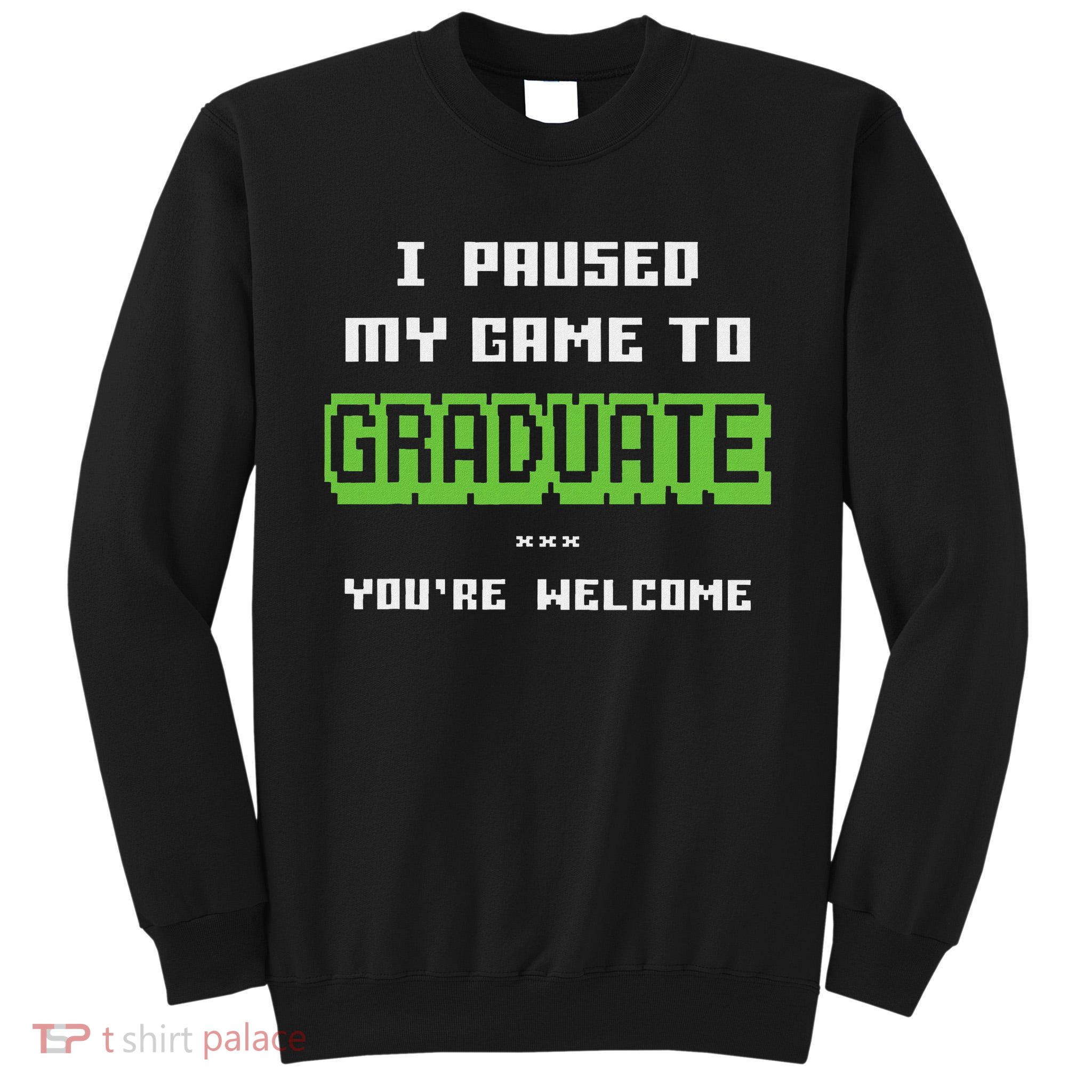 Funny 2025 Gamer Graduate Graduation Tall Sweatshirt