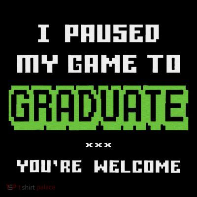 Funny 2025 Gamer Graduate Graduation T-Shirt
